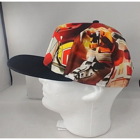 Power Rangers Megazord adjustable Hat 2018 Bioworld All Over Print - Picture 5 of 15